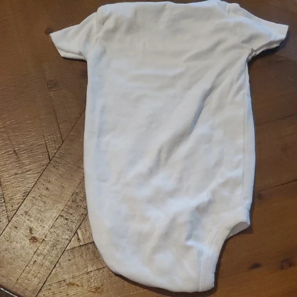 🐻 Carter's White Bodysuit with Truck Graphic